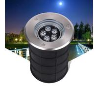 VSHENG Bassa Tensione Luci del Paesaggio LED Luce Sotterranea Impermeabile IP65 AC12/24V Angolo Regolabile Faretti da Incasso per Giardino Viale Terrazza Faretto(Yellow,24W-AC24V)