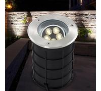 VSHENG Esterni Luce del Paesaggio LED Luce Sotterranea Impermeabile IP66 AC85-265V Faretti da Incasso per Vialetti Terrazze Gradini Giardino Recinzioni Percorso(Green,24W-ACC85-265V)