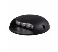 VSHENG Segnapasso LED Esterno Faretti da Pavimento IP66 Impermeabile AC85-265V Illuminazione Laterale Singola Luce Sotterranea per Giardino Strade Ringhiera Recinzione Lampada da Paesaggio(White,4W)