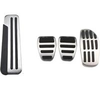 VSIOK Copripedale auto per X-Trail T32 Qashqai Rogue Sport J11 Renault Kadjar Koleos QM6 MT at, cambio frizione freno poggiapiedi poggiapiedi antiscivolo acceleratore, A/MT con resto