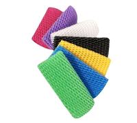 VSKXFDDB 140/280 Pezzi Copertura in Rete for Frutta, Sette Colori 14x7cm Copertura Protettiva Antiurto for Imballaggio di Verdure Sacchetto Anti-spremitura for Arancia, Kiwi E UVA(140pcs)