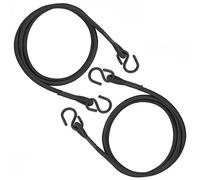 VSL - Coppia di corde a doppia estremità per boxe, resistenti e da pavimento a soffitto, con ganci a S, per cavi di ricambio