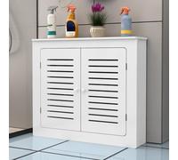 VSLreoiFX Copritermosifone Moderno con ripiano e griglia per Soggiorno | Copritermosifone con mensola per camera padronale, camera degli ospiti e sala da pranzo(27.6" x 27.6" x 5.9")