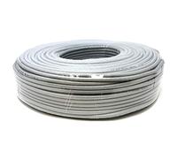 Vsnetwork Matassa 100 MT Metri Cavo di rete FTP CAT6 Schermato CCA RJ45 Bobina di rete Gigabit 10/100/1000 Mbps LAN ADSL Ethernet Grigio
