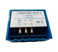 Vsnetwork Partitore di segnale da palo per antenne digitale terrestre DTT, 1 ingresso / 2 uscite per 2 TV