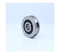 VSPPJYFG Cuscinetti a rulli 1PC Anello Esterno con Cuscinetto a Gola a U 10x37x12x14mm Cavo Metallico Puleggia Cuscinetto Puleggia Pesante Gru Cuscinetti Ruota a Gola a U(103712UR2.5)