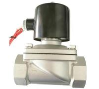 VSPPJYFG Elettrovalvola for Acqua normalmente Chiusa DN40 Elettrovalvola a Membrana in Acciaio Inox Elettrovalvola elettrica AC220V DC24V AC380V(DC24V)