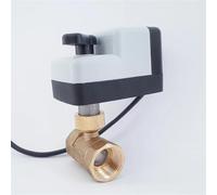 VSPPJYFG Valvola a Sfera elettrica AC220V DC24V, Interruttore a 2 Vie, normalmente Aperta, normalmente Chiusa, valvola a solenoide, valvola a Sfera elettrica a 3 Vie a Due Fili(2 Way Dn25,Closed)