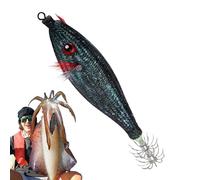 VSquid Jig, Glow In The Dark Cuttlefish Bait With Hooks, Realistic Fluorescent Octopus Lures, Saltwater Sea Fishing Enthusiasts And Portable Casting, Easy To Carry