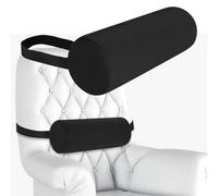 vsshe Cuscino Lombare Auto, Cuscino di Supporto Lombare per Sedia Ufficio, Cuscinos Schiena Ergonomico, Cinghia Regolabile, Rotolo Lombare Traspirante Fodera Lavabile, per Sedia Ufficio, Auto,Viaggio