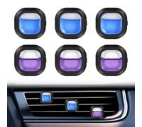 vsshe Deodoranti Auto, 6 Pezzi deodoranti per auto, Profumatore Auto Solido, Salvia al sale marino e Profumo leggero di lavanda, Elimina Odori, Profumazione Delicata e Fresca.