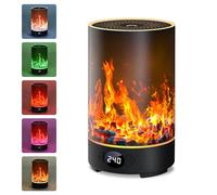 vsshe Diffusore di Oli Essenziali, 200ML Diffusore Aromi Umidificatore, Diffusori Olio Essenziale, Umidificatore con luci, 10 Tipi di Luci LED, 5 modalità di nebbia, con Timer, Spegnimento Automatico