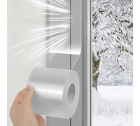 vsshe Nastro Sigillante Impermeabile Isolante per Porte Finestre Striscia di Tenuta Autoadesiva 7cmx10m Impermeabile Trasparente Striscia di Guarnizione Nastro Paraspifferi Resistente alle Intemperie
