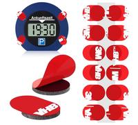 vsshe Set di cuscinetti adesivi di ricambio, 12 Pezzi cuscinetti di ricambio biadesivi 3M VHB 5952, adesivi per parcheggio elettronici,adesivi Parking Disc, Compatibile con Needit Park Lite