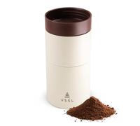 VSSL Nest Pour Over - Set da caffè, trasportabile e compatto, con tazza a doppia parete da 295 ml, colore: panna