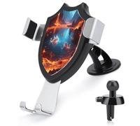 VstaDank Magic Lava Lake Supporto per telefono cellulare regolabile a 90 ° per bocchetta di ventilazione, supporto per telefono da auto con ventosa per telefoni da 4 a 6 pollici, supporti stabili e