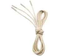 VSUDO 100 cm Lacci Scarpe Beige Eleganti Cerati Rotondi, ø2.5mm Lacci Crema per Oxford Derby Brogue, Stringhe Scarpe Tondi per Chukka Stivali(1 Paio-Beige-100cm)