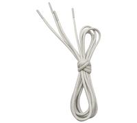 VSUDO 100 cm Lacci Scarpe Bianco Eleganti Cerati Rotondi, ø2.5mm Lacci Bianchi per Oxford Derby Brogue, Stringhe Scarpe Tondi per Chukka Stivali (2 Paia-Bianco-100cm)