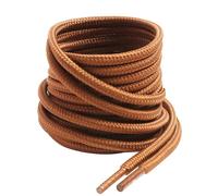 VSUDO 115 cm Lacci Marrone Chiaro Rotondi per Scarponi/Stivali, Stringhe ø4 mm per Scarpe da Passeggio, Light Brown Boots Lace, Lacci per Scarpe da Lavoro/Trekking (2 Paia-Marrone Chiaro-115cm)