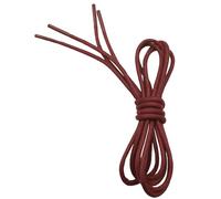 VSUDO 120 cm Lacci Scarpe Bordeaux Eleganti Cerati Rotondi, ø2.5mm Lacci Bordo per Oxford Derby Brogue, Stringhe Scarpe Tondi per Chukka Stivali (1 Paio-Bordeaux-120cm)