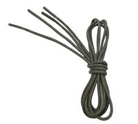 VSUDO 130 cm Lacci Scarpe Grigi Eleganti Cerati Rotondi, ø2.5mm Lacci Grigi per Oxford Derby Brogue, Stringhe Scarpe Tondi per Chukka Stivali (1 Paio-Grigio-130cm)