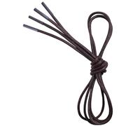 VSUDO 140 cm Lacci Scarpe Marroni Eleganti Cerati Rotondi, ø2.5mm Lacci Marroni per Oxford Derby Brogue, Stringhe Scarpe Tondi per Chukka Stivali (2 Paia-Marrone-140cm)