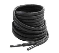 VSUDO 200 cm Lacci Grigio Scuro Rotondi per Scarponi/Stivali, Stringhe ø4 mm per Scarpe da Passeggio, Dark Grey Boot Lace, Lacci per Scarpe da Lavoro/Escursionismo/Trekking (1 Paio-Grigio Scuro-200cm)