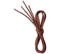 VSUDO 80 cm Lacci Scarpe Marrone Rossiccio Eleganti Cerati Rotondi, ø2.5mm Lacci Bordeaux per Oxford Derby Brogue, Stringhe Scarpe Tondi per Chukka Stivali (2 Paia-Rosso Marrone-080cm)