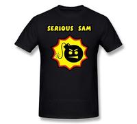 VSYNLOJN Serious Sam T-Shirt Black L