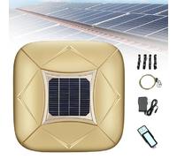 VsyPtyc Telo copriauto Automatico da Esterno con Ricarica Solare, coperture elettriche retrattili per finestrini con Telecomando Intelligente, Riparo Portatile Contro Sole e intemperie Gold-3XL+