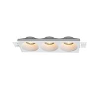 VT-11013 3*GU10 FITTING ROUND-WHITE