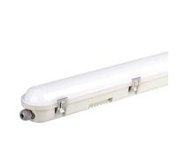 VT-150148 48W LED WP LAMP FITTING 150CM WITH SAMSUNG CHIP-MILKY COVER+SS CLIPS COLORCODE:6400K