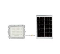V-TAC Faro LED con Telecomando e Pannello Solare 6W Batteria sostituibile Cavo da 3m Colore Bianco 4000K