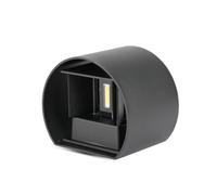 VT-756 5W-WALL LAMP WITH BRIDGELUX CHIP COLORCODE:4000K BLACK ROUND