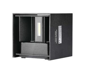 VT-759 5W-WALL LAMP WITH BRIDGELUX CHIP COLORCODE:3000K BLACK SQUARE
