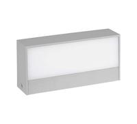 V-TAC Lampada LED da Muro Rettangolare 9W Doppio Fascio Luminoso Colore Grigio 4000K IP65