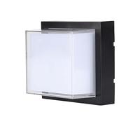 VT-828 12W LED WALL LIGHT COLORCODE:4000K,BLACK -SQUARE