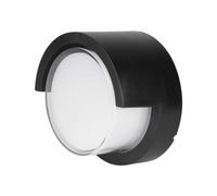 VT-831 7W LED WALL LIGHT WITH CAP COVER COLORCODE:3000K BLACK-ROUND