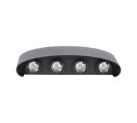 VT-848 7W LED WALL LIGHT COLORCODE:3000K-SAND BLACK