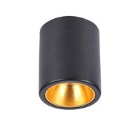 PORTALAMPADA SUPERFICIE SPOT GU10 ROTONDO NERO VT-978-LED6691 V-TAC