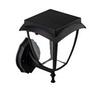 V-TAC PRO Lampada LED Solare Samsung da Muro Colore Nero Opaco 3000K+6000K IP65