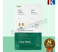VT Cica Calming 3 Step Mask Pack x 8 pezzi maschera lenitiva idratante K-Cosm...