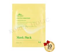 VT Cica Vita C Mask Pack x 10EA Maschera Lenitiva Idratante per la Pelle K-Be...