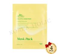 VT Cica Vita C Mask Pack x 4EA Maschera Lenitiva Idratante per la Pelle K-Bea...