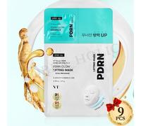 VT PDRN Glow Lifting Mask 27 g + Glow Essence 1,5 ml x 9EA Elasticity Mask NUOVO