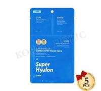 VT Super Hyalon Water 3 Step Mask Pack x 5EA Hydrating Skin Mask K-Beauty NUOVO