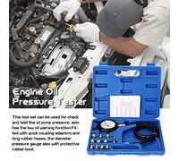 VT01052 12pcs PRESSIONE DEL TESTER Diagnostico PRESSIONE DEL TESTER STRUMENTO Diagnostico Strumento di test di utilità del cilindro set con scatola di trasporto per meccaniche