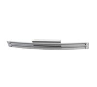 Plafoniera Led Da Soffitto Moderna Designer Bend Cromato Con Vetro Doppio Tubo