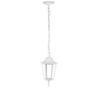 VTAC - V-tac Vt-752 Portalampada Lanterna Pendente Con Attacco A Soffitto In Alluminio Bianco Per Lampadina 1*e27 Ip44 - Sku 7073