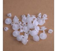 VTAIEX Elementi di Fissaggio 20set Auto Anteriore Paraurti Posteriore di Fissaggio Clip di Fissaggio Trim per Ford per KA 1996-2000 2001 2002 2003 2004 2005 2006 2007 2008 1999 1998 1997